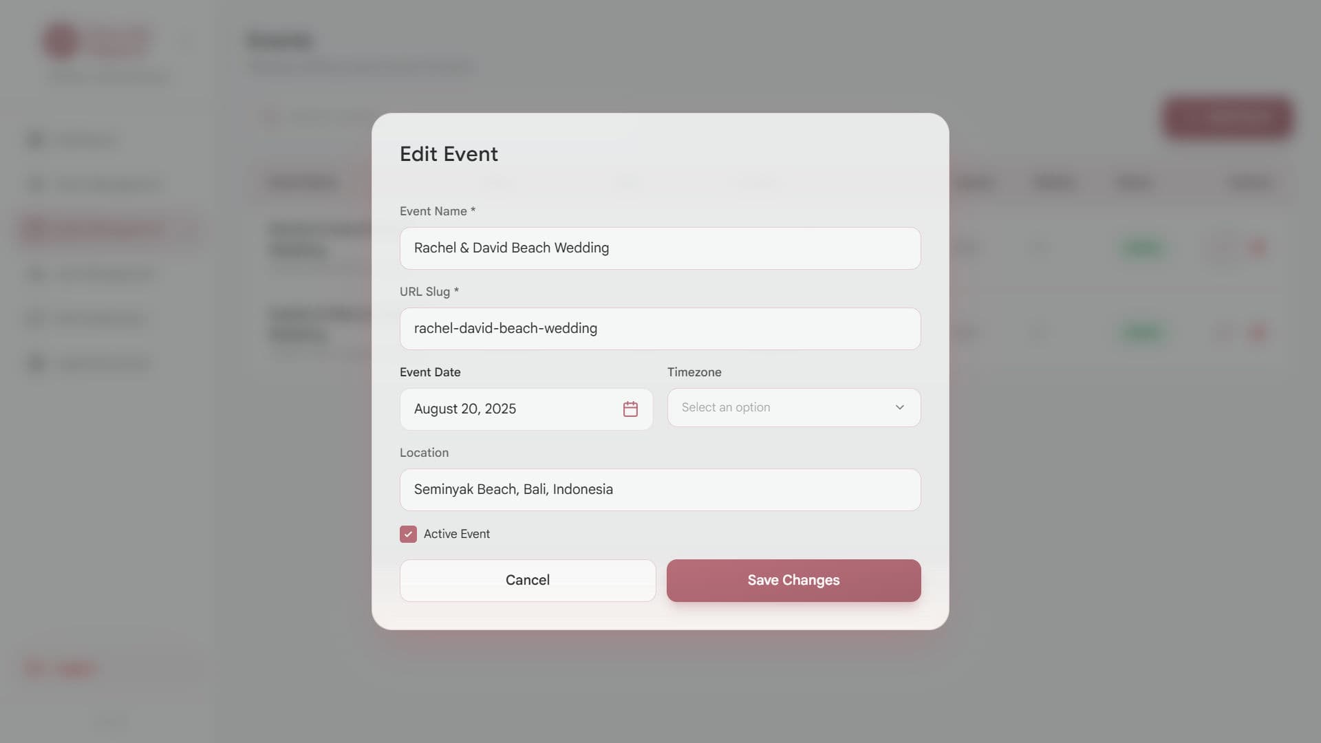 Digital Invitation Platform for Events detail 13