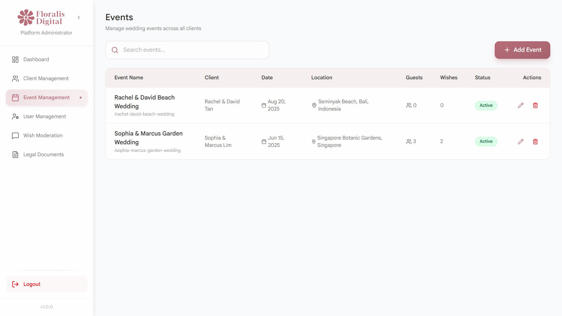 Digital Invitation Platform for Events detail 8