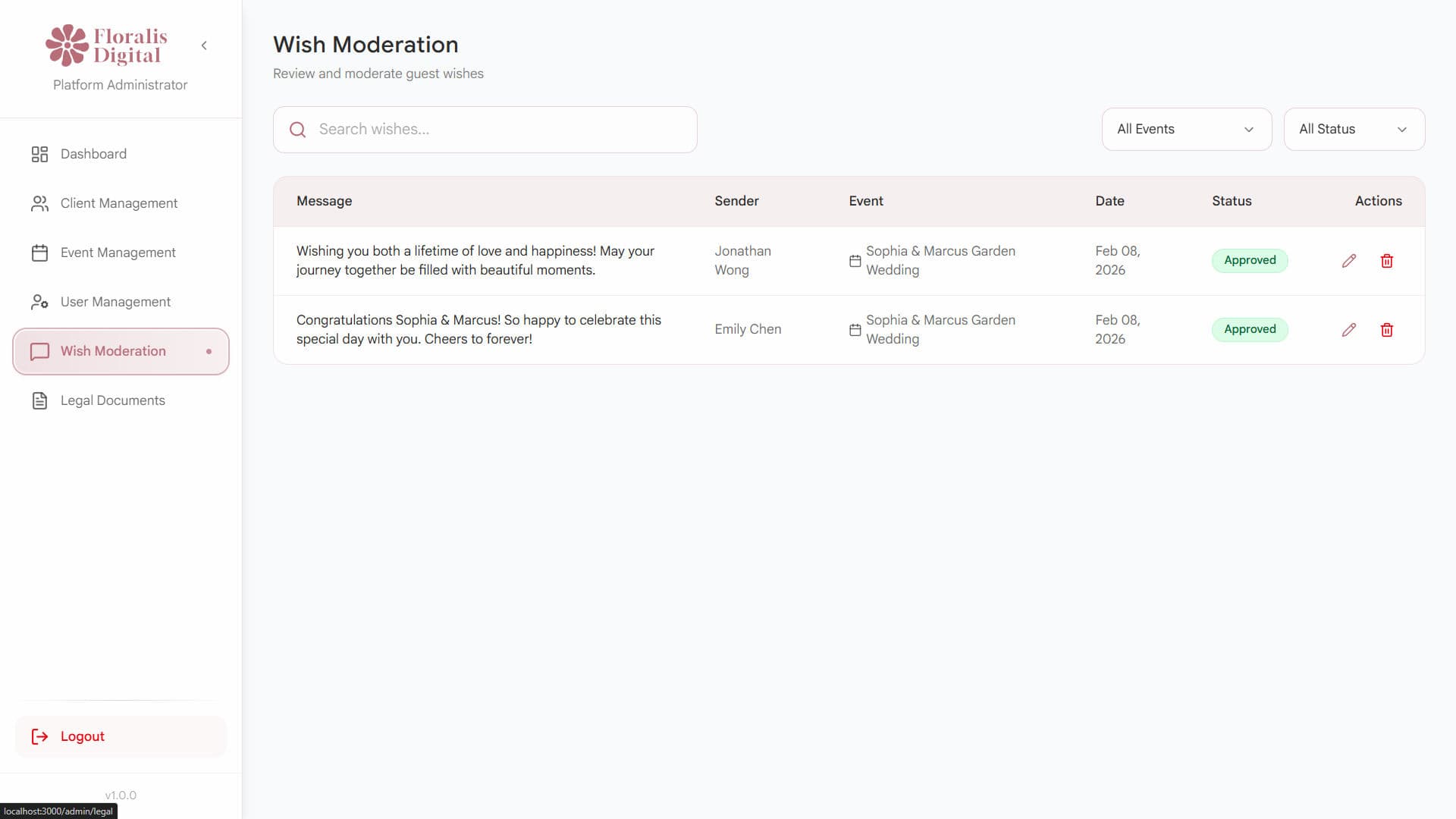 Digital Invitation Platform for Events detail 12